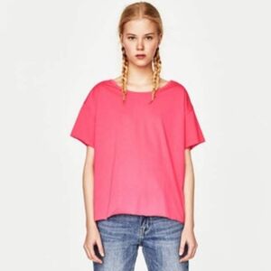 Zara Pink Short Sleeve Tee